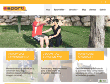 Tablet Screenshot of esportivida.com